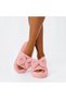 Cozy Step 3-Layer Plush Slippers with Pink Bow 36-41 - 2