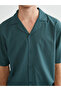 Lcw Vision Petrol Regular Fit Resort Collar Short Sleeve Men's Shirt - 3