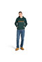 Established 1973 Embroidered Logo Loopba Men's Dark Green Sweatshirt - 3