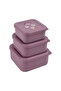 Girl Child Mrs. Peacock 3-Piece Snack Container 05-198 - 2