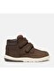 Toddle Tracks Mid Hook & Loop Boot Kids Brown Casual Shoes