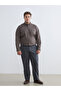 Lcwaikiki Classic Brown Regular Fit Dobby Pocket Men's Shirt - 6