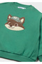 Baby Boy Animal Printed Sweatshirt 2418 - 4