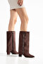 D6012 Daily Cold-Proof Double Zipper Women's Boots - 2