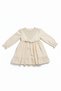 Girl's Lace Detailed Belted Long Sleeve Dress - 2