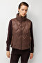 High Collar Puffer Vest