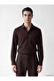 Lcwaikiki Classic Mürdüm Regular Fit Men's Shirt