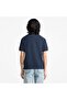 Short Sleeve Pique Polo Women's Navy Blue Tshirt - 2