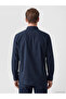 Southblue Navy Blue Regular Fit Men's Textured Shirt - 4