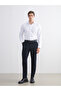 Slim Fit Long Sleeve Dobby Men's Shirt - 2