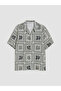 Lcw Vision Beige Regular Fit Patterned Men's Shirt - 3
