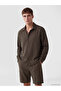 Lcw Vision Brown Regular Fit Men's Shirt