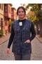 Women's Plus Size Square-Embroidered Combed Cotton Vest