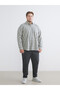 Ozmekan New Season Plus Size Regular Fit Long Sleeve Plaid Men's Shirt - 2