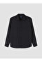 Lcwaikiki Classic Black Standard Fit Men's Shirt - 4