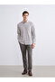 Regular Fit Striped Linen Look Men's Shirt - 2