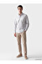 Lcwaikiki Classic Gray Regular Fit Striped Dobby Men's Shirt - 2