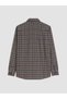 Lcwaikiki Classic Brown Regular Fit Plaid Gabardine Men's Shirt - 6