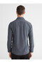 Slim Fit Long Sleeve Poplin Men's Shirt - 4