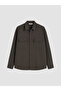 Lcw Vision Brown Relax Fit Men's Shirt - 5