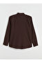 Regular Fit Long Sleeve Poplin Men's Shirt - 8