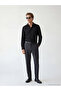 Southblue Black Slim Fit Long Sleeve Men's Textured Shirt - 2
