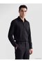 Lcwaikiki Classic Black Standard Fit Men's Shirt