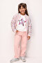 Pink Girls' Gabardine Trousers - Prunella - 3