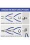 4-Piece Snap Ring Pliers Set, 180 mm Internal & External - 5