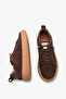 Barsala Women's Genuine Leather Casual Shoes - Brown Suede - 4