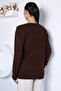 Coffee Collar Embroidered Knitwear Cardigan - 5