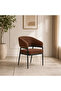 Keris Kovi Modern Chair-Brown