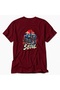 Seoul Printed Engraved T-Shirt - Back Print - Red - 5