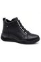 Kemal Aygün-Venüs Women's Genuine Leather Comfort Short Boots with Rubber Band - 3