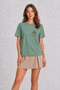 Barcelona Gothic Design T-Shirt - Green