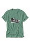 Monaco Engraved Design Unisex T-Shirt - Green - 5