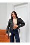 Oversized Belted Women's Stylish Jacket - 2