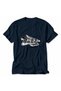 Monaco Engraved Design Unisex T-Shirt - Navy Blue - 5