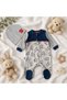 Kedi̇ci̇k Printed Baby Jumpsuit with Beanie - 2