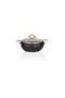 Taç Luna Granite 3-Piece Casserole Set Black - 3
