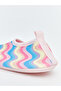 Alita City Wave Patterned Baby Girl Sea Shoes with a Difference - 5