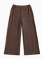 Women's Trousers Casual Stylish Elastic Waist Knitted Fabric