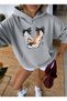 Unisex Women'S/Men's Hooded Sweatshirt with Kangaroo Pocket and Pineapple Design