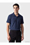 Rmz Gi̇yi̇m Farkiyla Devrik Roba Collar Ribbed Men's T-Shirt - 2