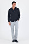 Slim Fit Black Men's Shirt 1004260057 - 2