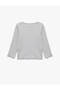 Camisole Long Sleeve Crew Neck Star Printed T-Shirt - 6