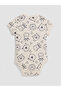 Rmz Gi̇yi̇m Farkiyla Zero Roba Collar Baby Boy Snap Fastener Bodysuit - 3