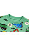 Elmas Kids Male Child 100% Cotton Work Machine Pattern Long-Sleeve Lycra Pajama Set - 3