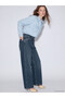 Quality Pieces from Çelebi Store Petite Wide Leg Women's Jean Pants - 2