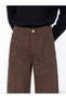 Nevavm with a Difference Lcw Modest Brown Denim Leopard Wideleg High Waist Wide Leg Women's Jean Pants - 3
